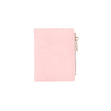 Porte feuille femme rose clair simili cuir entrelacé Women's