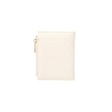 Porte feuille femme abricot simili cuir entrelacé Women's