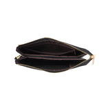 Compagnon femme Simili cuir entrelacé noir Women's