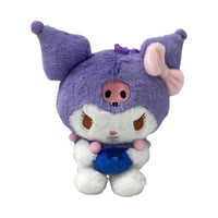 Porte clé peluche 10cm Kuromi avc fruit SANRIO