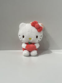 Porte clé peluche 10cm Hello Kitty avc fruit SANRIO