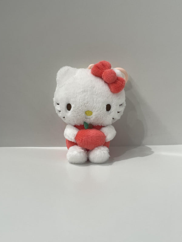Porte clé peluche 10cm Hello Kitty avc fruit SANRIO