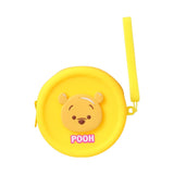 Porte monnaie silicone rond jaune Winnie DISNEY Tsum Tsum
