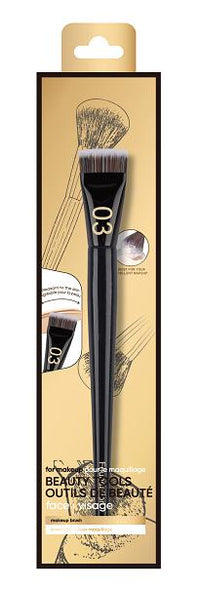 Pinceau plat base de maquillage Black Gold