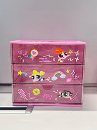 Boîte de rangmt 3 tiroirs The Powerpuff Girls