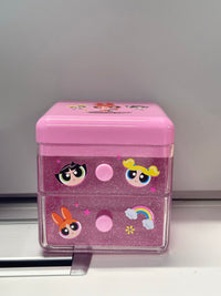Boîte de rangmt 2 tiroirs & couvercle The Powerpuff Girls