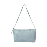 Sac épaule gde capacité bleu clair Solid Color