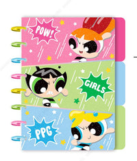 Carnet spirales avec séparateurs 80 pages The Powerpuff Girls