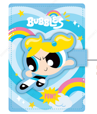 Carnet 80 pages avec fermeture magnétique Bulle The Powepuff Girls