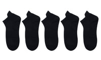Socquettes homme noires 5 paires Men's