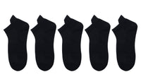 Socquettes homme noires 5 paires Men's