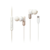 Écouteurs intra-auriculaires blanc Type-C modèle PA242C Life is for Fun Series