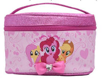 Trousse cosmétique ovale rose à paillettes My Little Pony