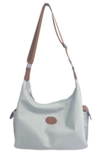 Sac bandoulière souple bleu clair Dumpling Series