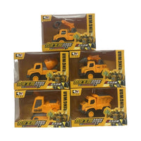 Véhicule de construction jaune Transformation Séries