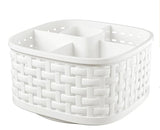 Panier de rangement imitation rotin 5 compartiments Rattan Series