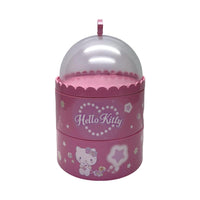 Organiseur rotatif à couvercle rond Hello Kitty Flower Language Séries