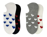 Socquettes femme cœur sur la cheville x2 Women's Series
