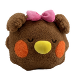 Peluche allongée 33cm Puff Pompon Mini Pals