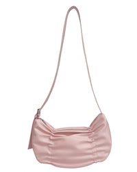 Sac bandoulière demie lune rose Half Moon Series