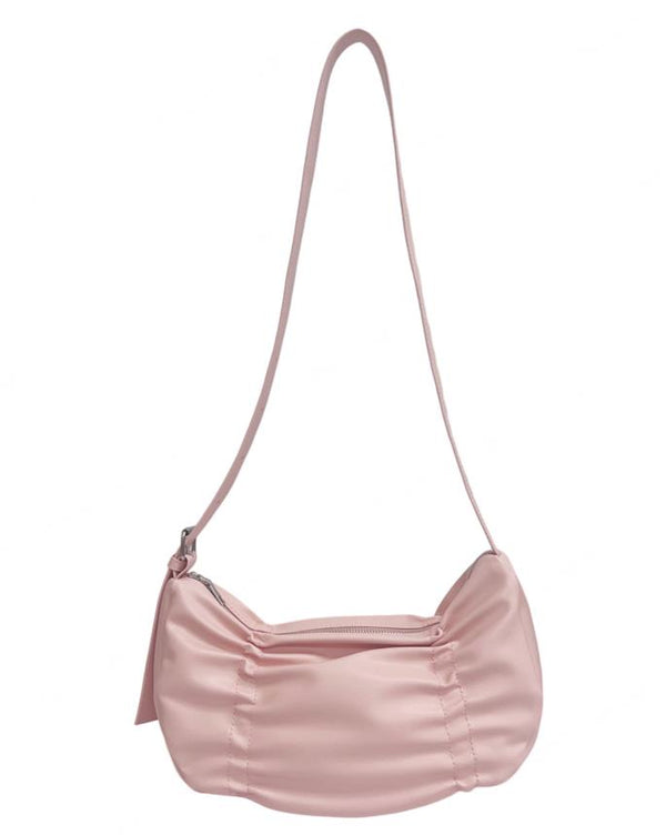 Sac bandoulière demie lune rose Half Moon Series