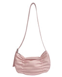 Sac bandoulière demie lune rose Half Moon Series