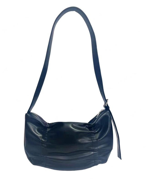 Sac bandoulière demie lune noir Half Moon Series
