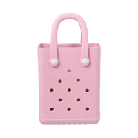 Sac panier plastique long rose Classic Style