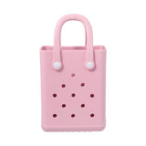 Sac panier plastique long rose Classic Style