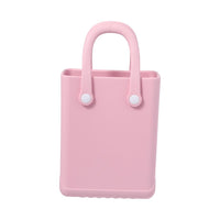 Sac panier plastique long rose Classic Style