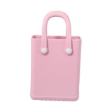 Sac panier plastique long rose Classic Style
