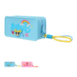 Trousse cosmétique silicone bleue the Powerpuff Girls Collection