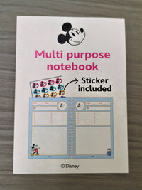 Plannificateur A5 journalier 72 pages Disney Mickey Series