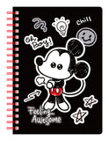 Plannificateur A5 72 pages avc autocollants Disney Mickey Series