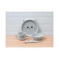 Ensemble de couverts Chaton gris 5pcs Lovely Pet Séries