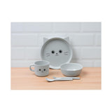 Ensemble de couverts Chaton gris 5pcs Lovely Pet Séries