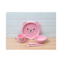 Ensemble de couverts Ours Rose 5pcs Lovely Pet Séries
