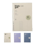 Carnet A5 60 pages Gray & Blue Collection