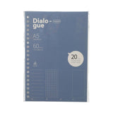 Carnet A5 60 pages Gray & Blue Collection
