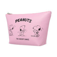 Trousse cosmétique trapèze rose Snoopy