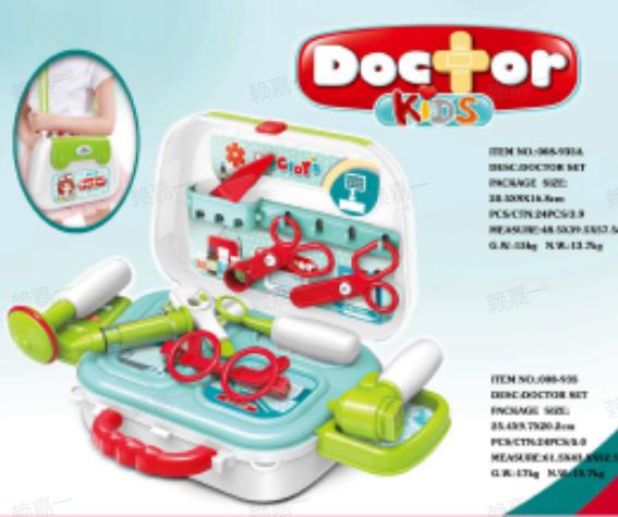 Valisette de jeu Docteur Backpack Role Play Series