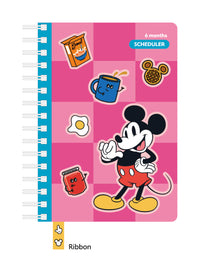 Plannificateur A5 72 pages 6 mois Mickey DISNEY Food