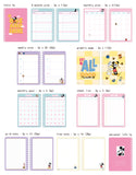 Plannificateur A5 72 pages 6 mois Mickey DISNEY Food