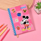 Plannificateur A5 72 pages 6 mois Mickey DISNEY Food