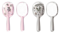 Brosse coussin avec charms rosée ou argentée Cushion Collection