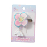 Pince à cheveux Hello Kitty language des fleurs Sanrio Friends