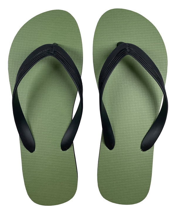 Tongs homme Solid Color Vert 41-42