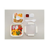 Boîte à salade 2 compartiments 1,1L beige Graceful Séries