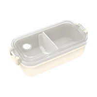 Boîte à dejeuner 2 compartiments 450ml beige Graceful Séries