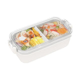 Boîte à dejeuner 2 compartiments 450ml beige Graceful Séries